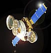 Artist Rendering of the Genesis Spacecraft During Collection Phase of Mission (small)