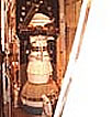 Full view of Genesis spacecraft within fairing of Delta rocket (small)