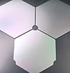 Unmounted Hexagonal Collectors Showing Interconnecting Design (small)