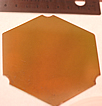 Gold wafer found fully intact after impact (small)