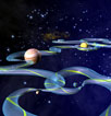 Artist rendering of interplanetary superhighway  (small)