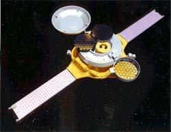 Artist's rendering of the Genesis mission spacecraft