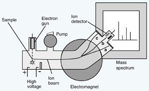 Diagram of Mass Spectrometer