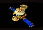 Genesis spacecraft in collection mode