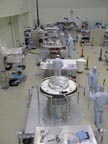 JPL workers assemble the Genesis spacecraft