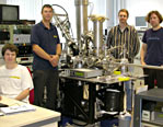 Interstellar Dust Laser Explorer (IDLE) team with TOF-SIMS instrument