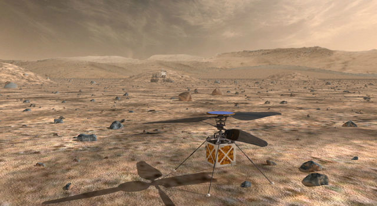 Artist’s concept of the Mars Helicopter