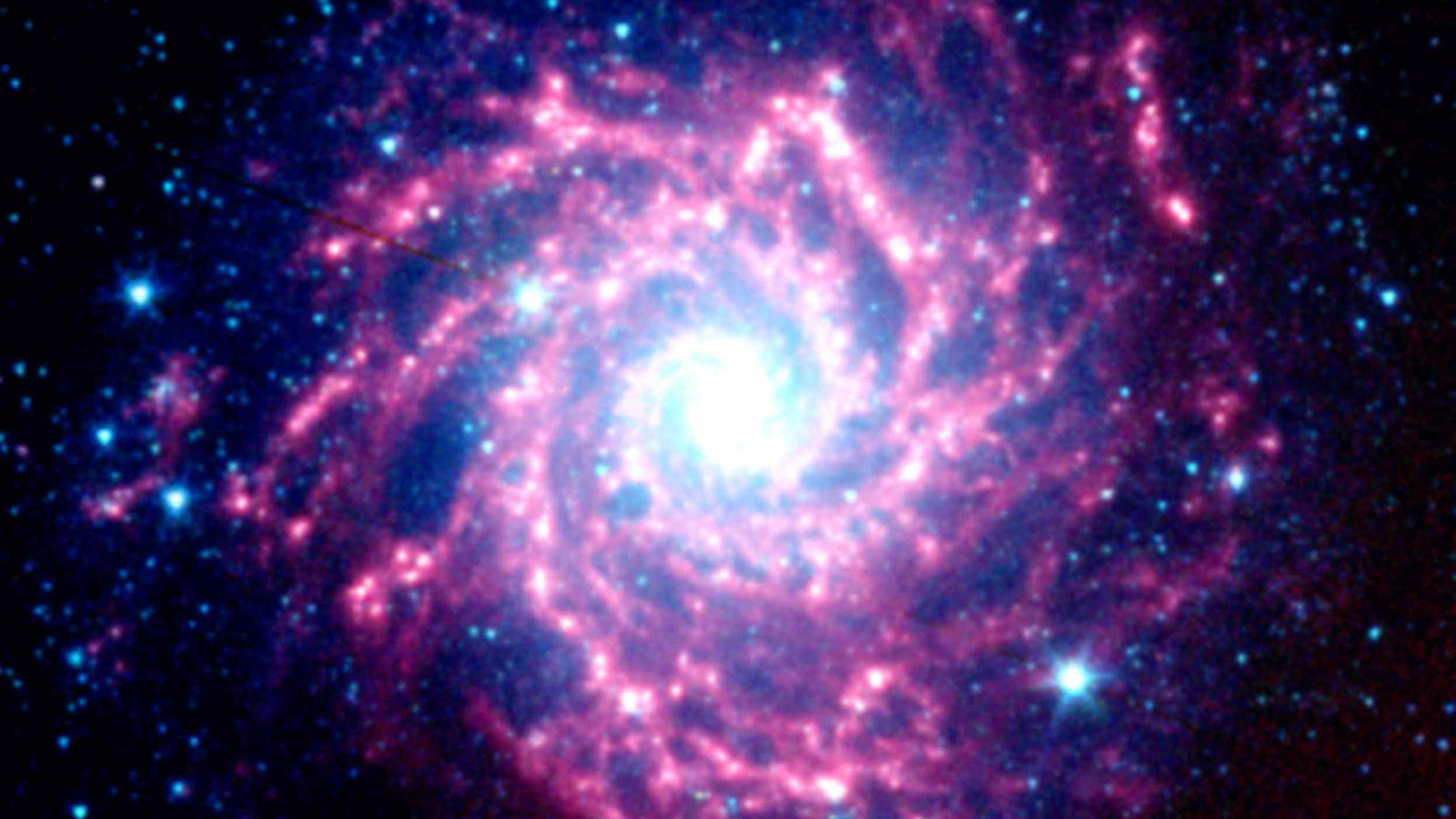 Dust in a spiral galaxy
