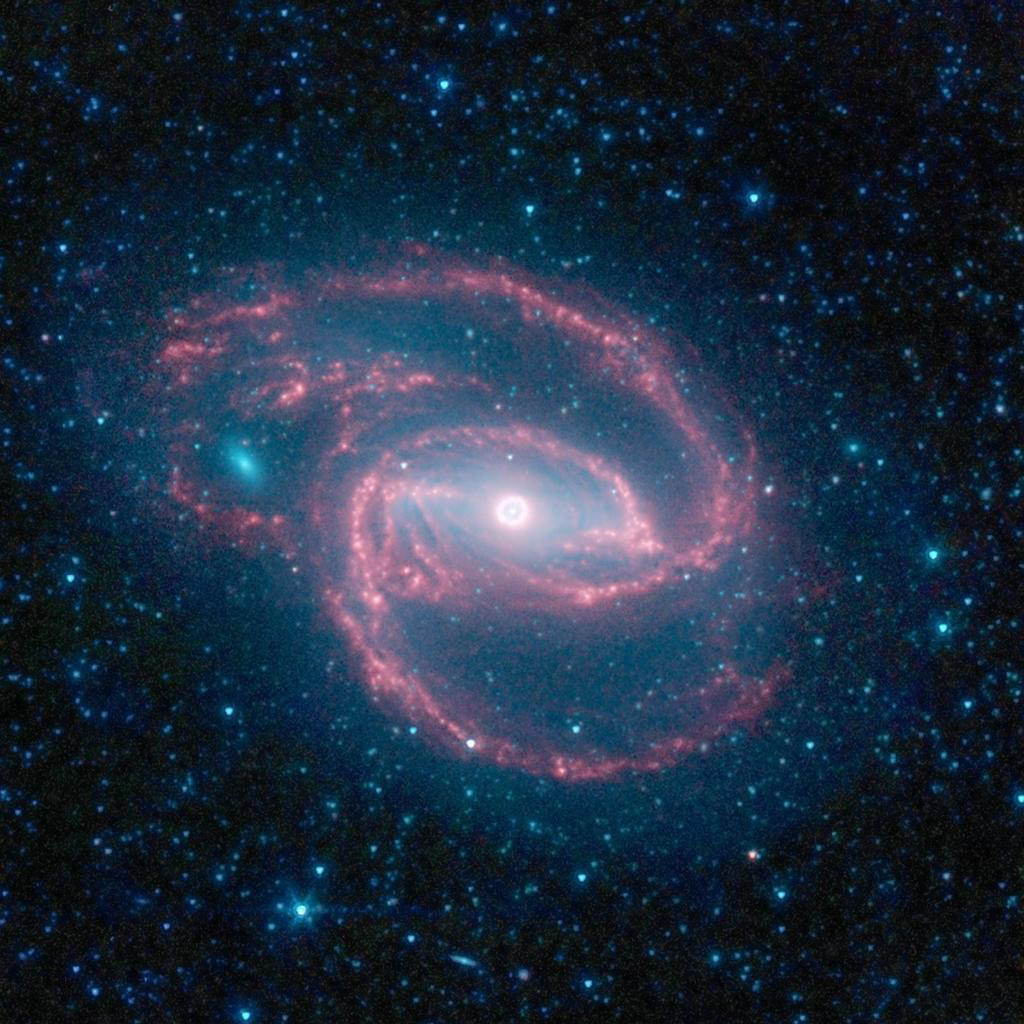 Infrared image of galaxy.
