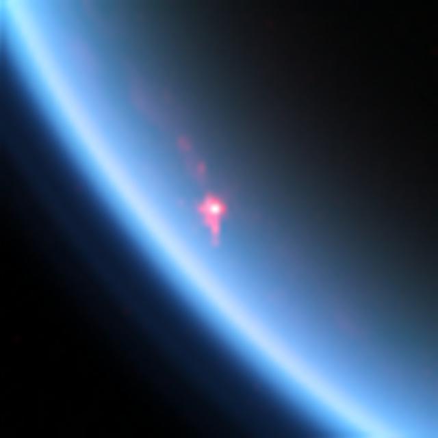 Sunglint on a Hydrocarbon Lake