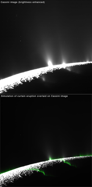 Enceladus Curtains