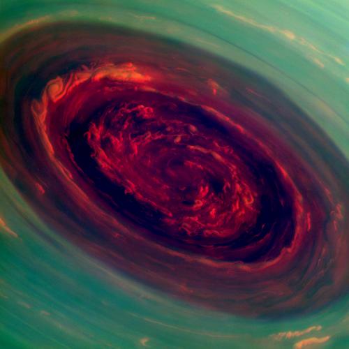 Saturn’s North Polar Hurricane