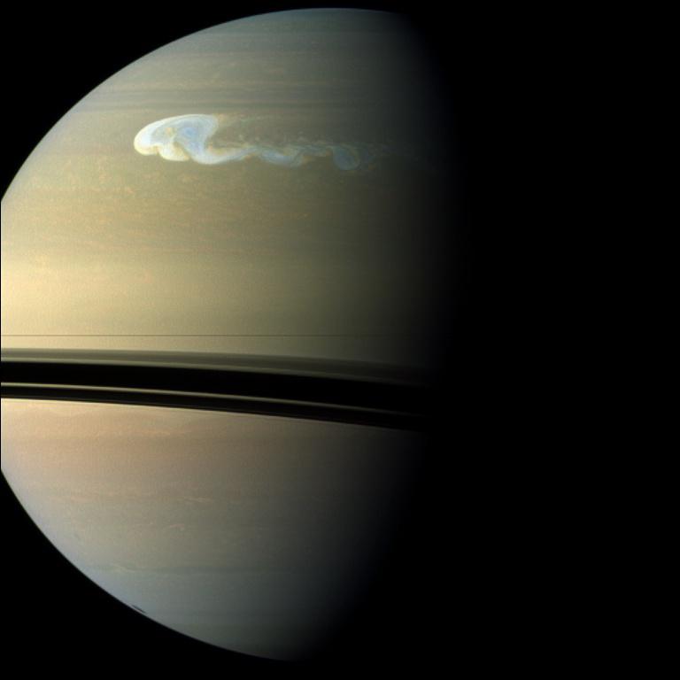 Spotting Saturn's Northern Storm
