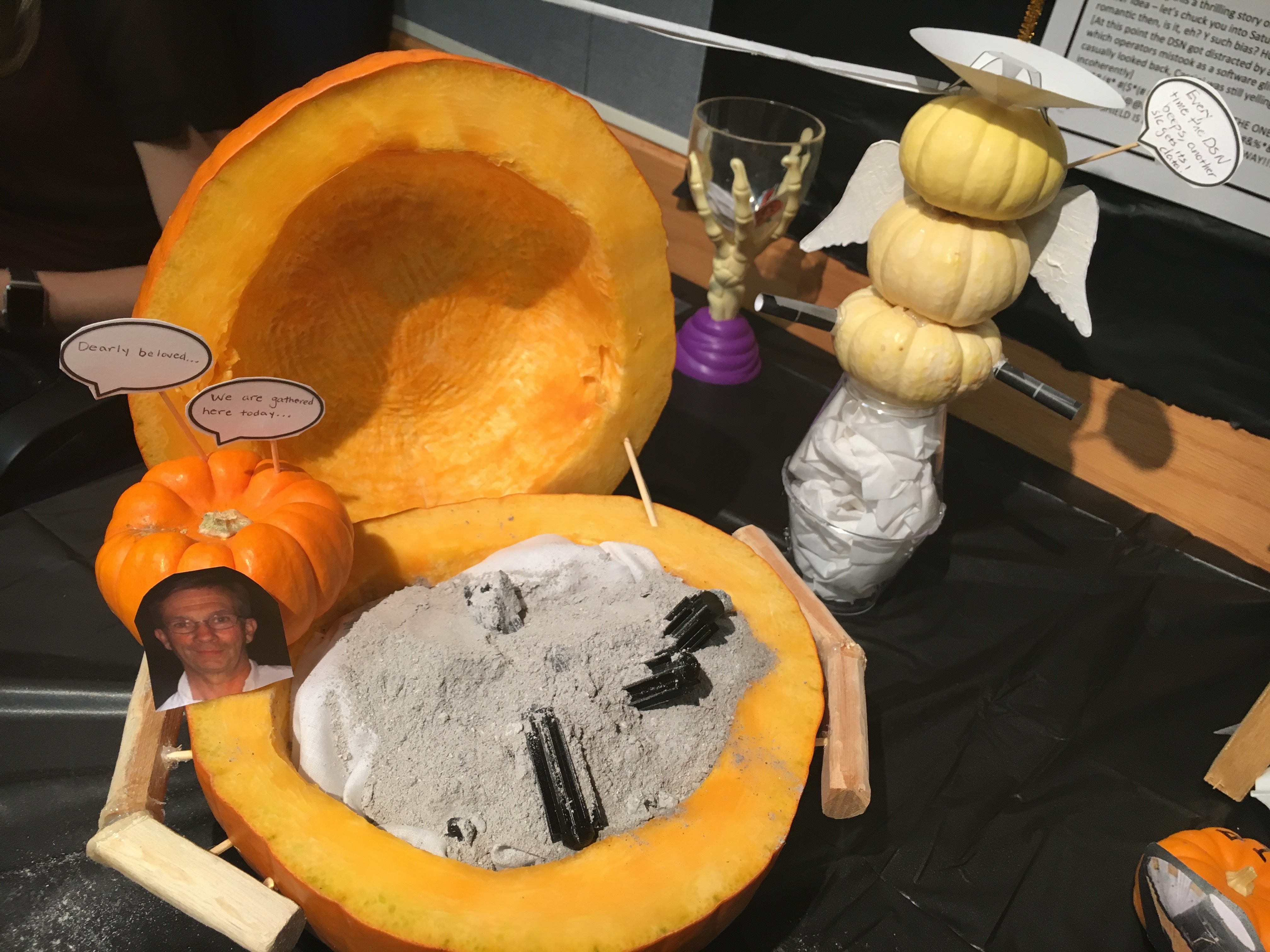 Cassini Funeral Pumpkin
