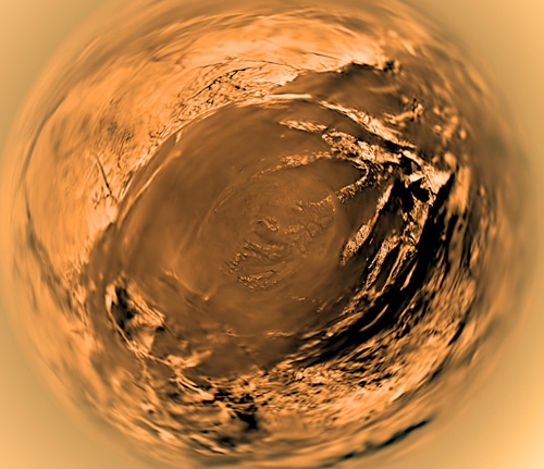 Titan as seen by Huygens