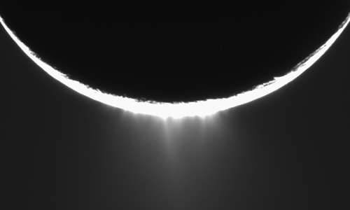 Enceladus plume GIF