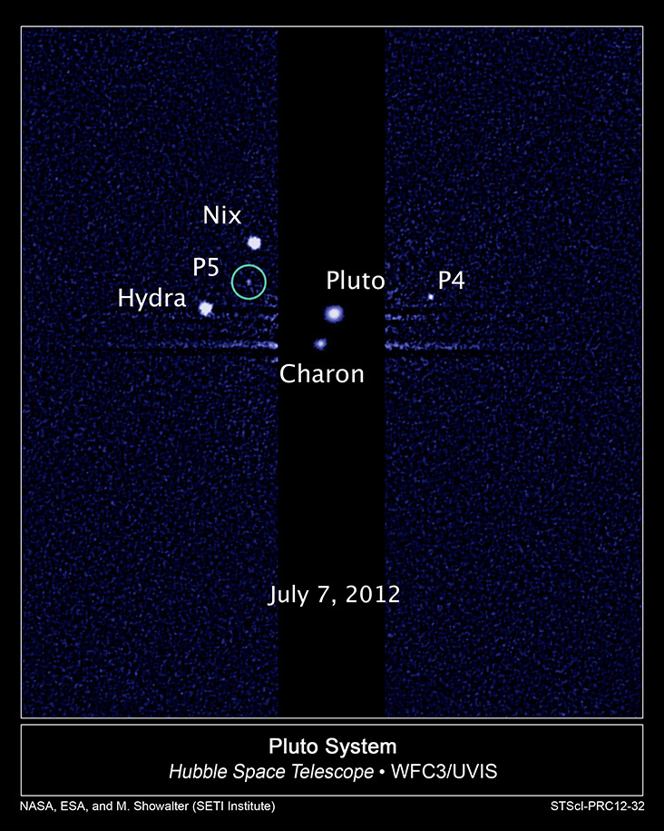 Hubble Discovers a Fifth Moon Orbiting Pluto