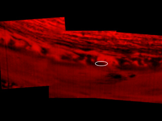 Impact Site: Infrared Image