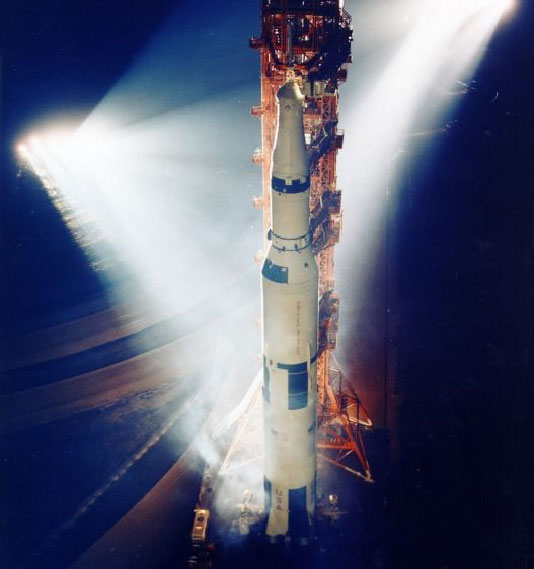 Nasa saturn hot sale v rocket