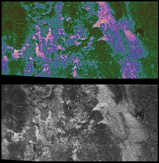 Radar Shows Titan Live and in Color