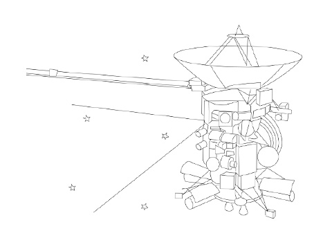 Cassini Mission To Saturn Coloring Page Nasa Solar System