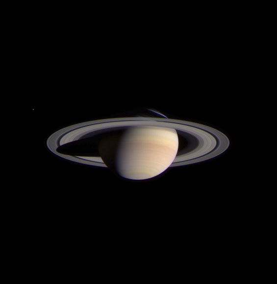 Cassini's Approach to Saturn