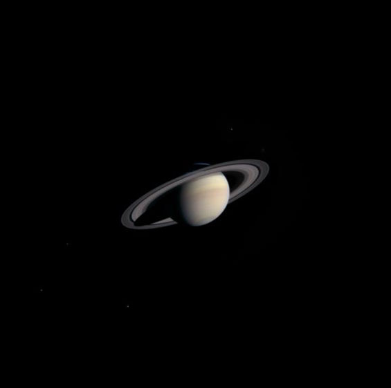 Saturn Details Become Visible To Cassini Spacecraft