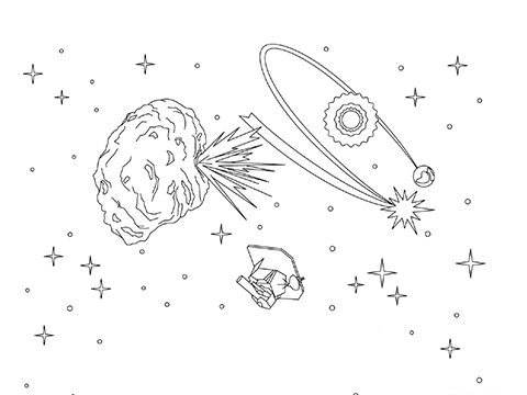 Solar System Drawing Easy For Kids - Solar System Pics