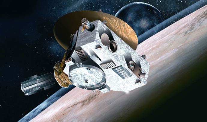Artist conception of New Horizons Spacecraft