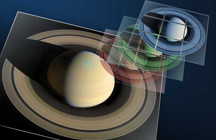 To help mark its 10th anniversary of exploring Saturn, its moons and rings