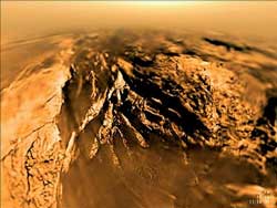 Titan seen by the European Space Agency's Huygens Descent Imager/Spectral Radiometer