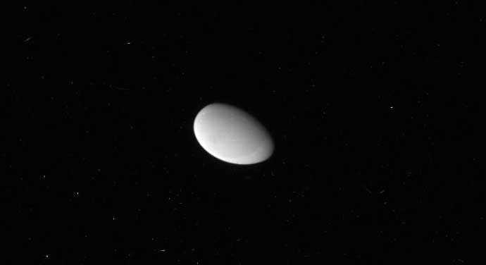 This raw, unprocessed image was taken by NASA's Cassini spacecraft on May 20, 2012.