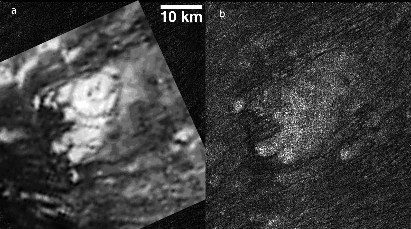 The feature named Tortola Facula