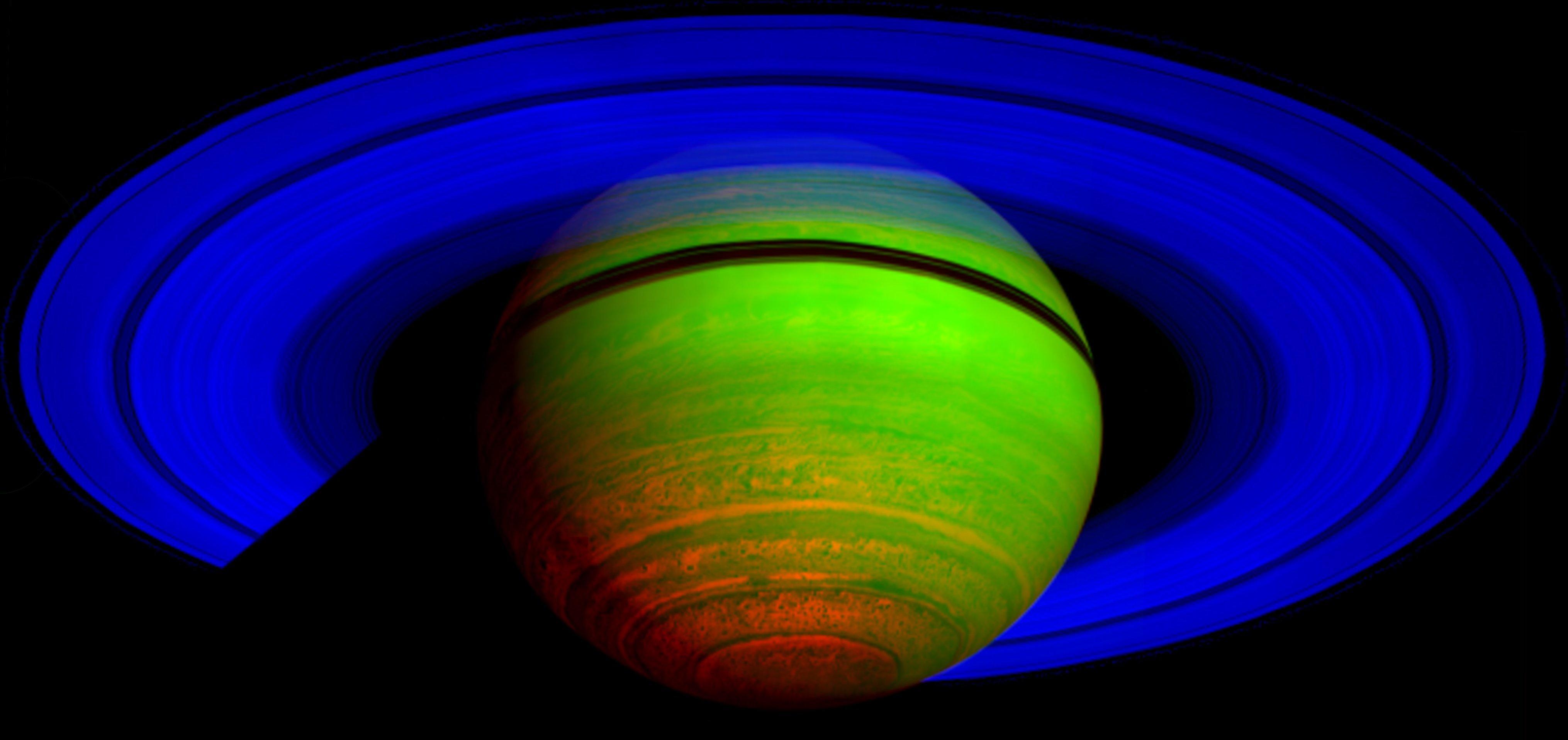 Cassini Sees Saturn on a Cosmic Dimmer Switch