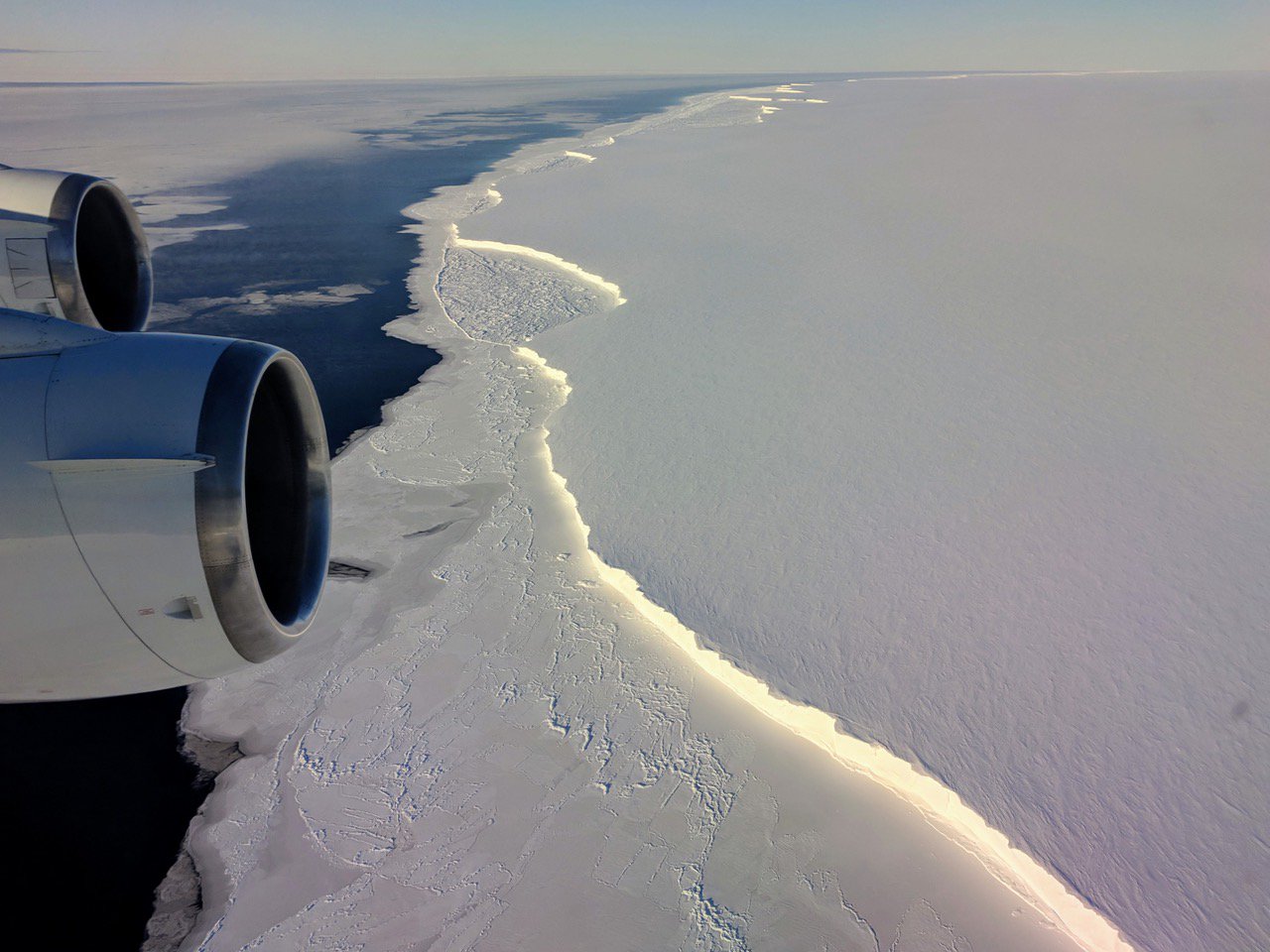 Jet over Antarctica