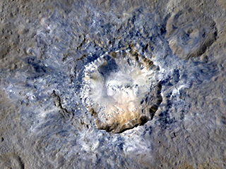 Haulani Crater in color