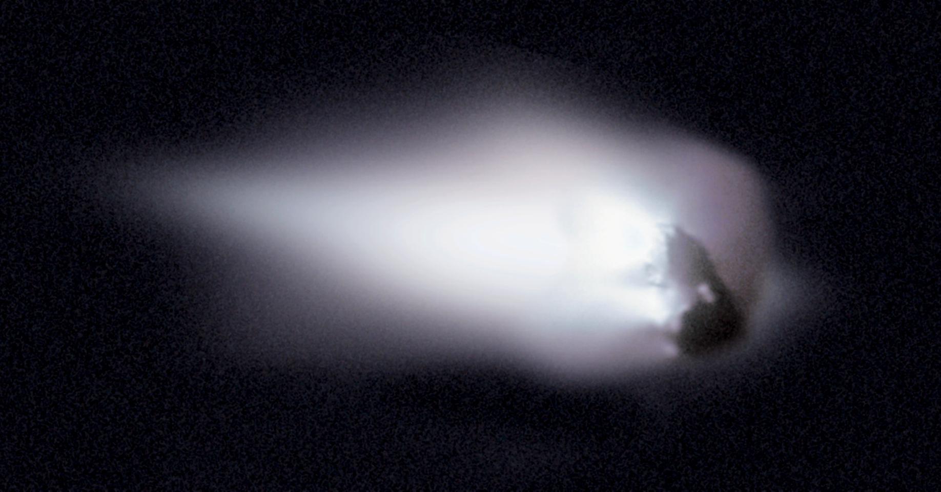 ядро кометы и кома