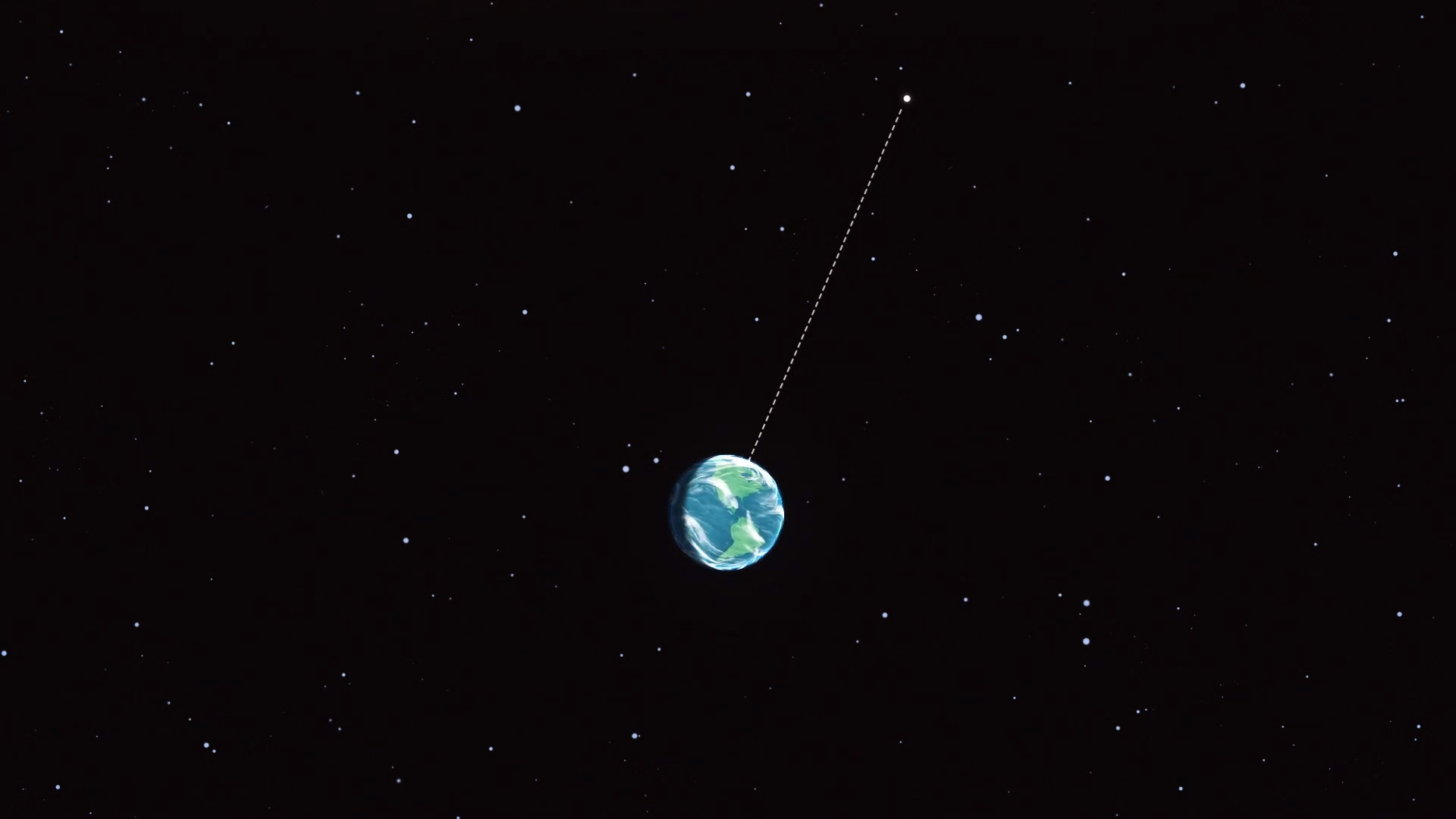Location of North Star above Earth