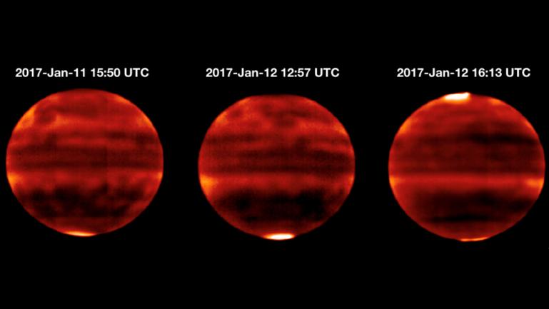 Heat maps of Jupiter