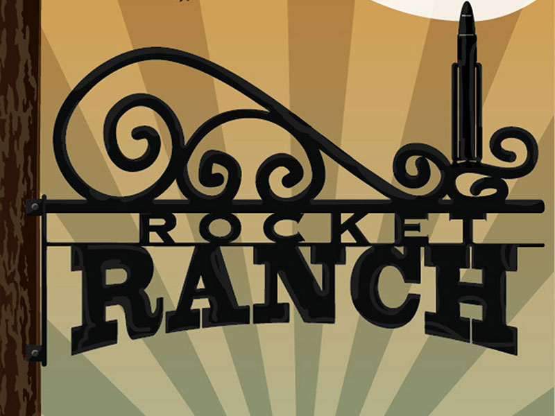 Illustrated logo says "Rocket Ranch"