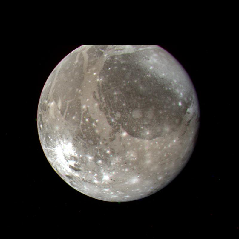 Artist's view of Voyager 2 at Miranda