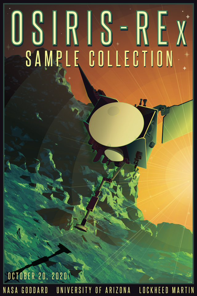 OSIRIS-REx Sample Collection Poster