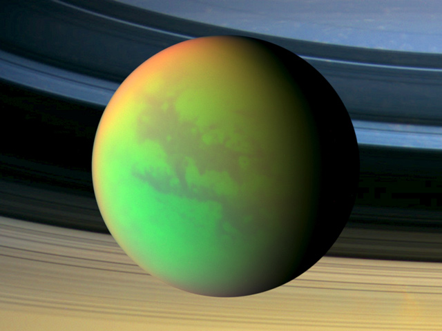image of Cassini's Infrared Saturn
