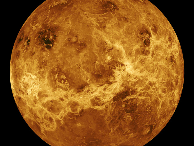 diorama of the planet venus