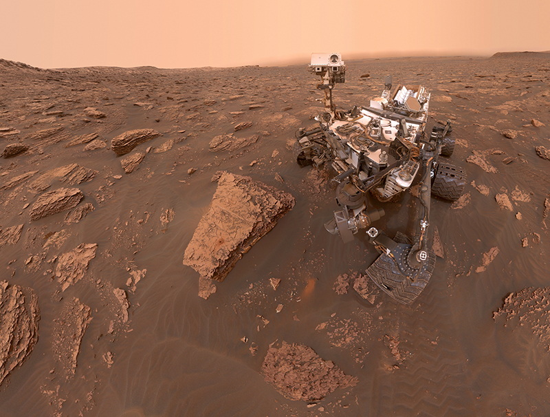 Mars Curiosity Rover Selfie