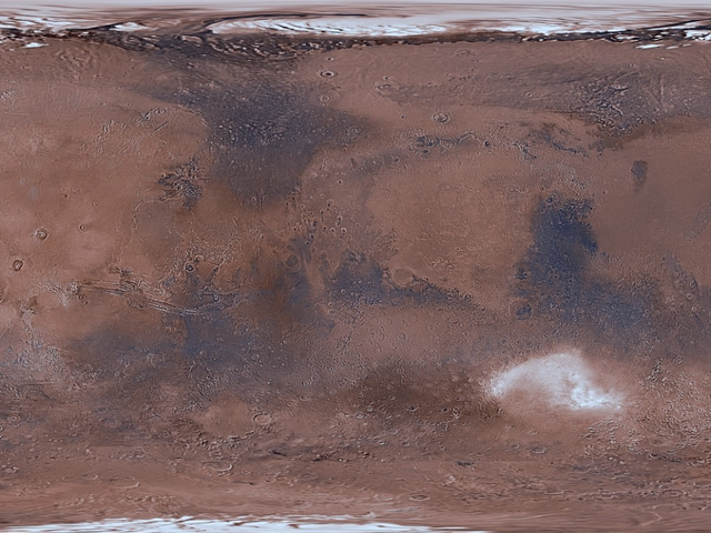 screenshot from the Mars Trek tool