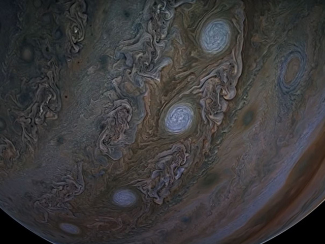 Juno Flyby of Jupiter