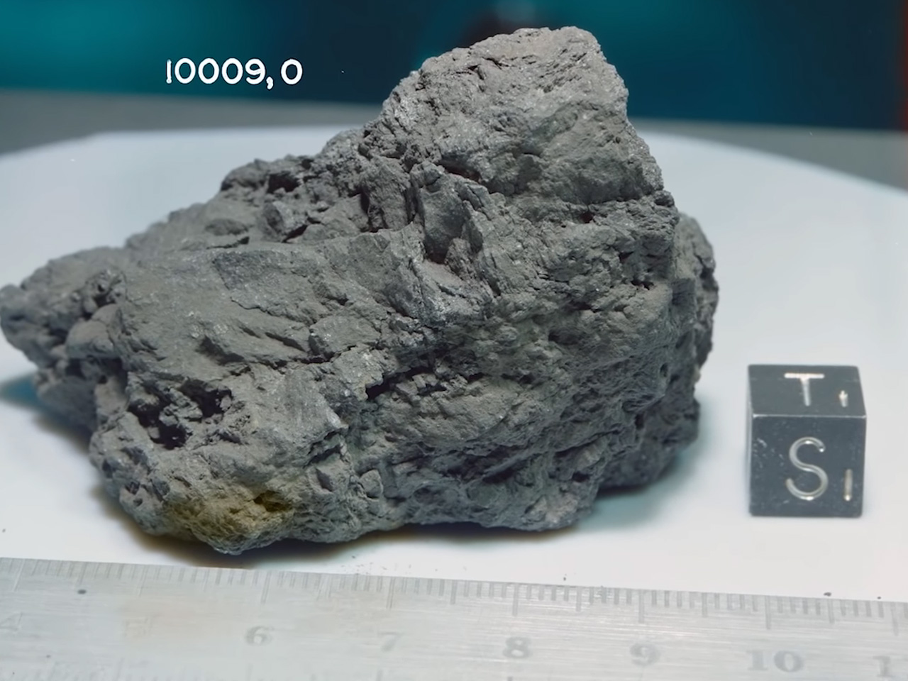 Photo of a lunar rock sample