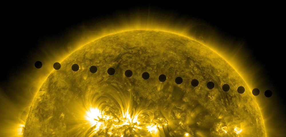 Venus Transit Across Sun