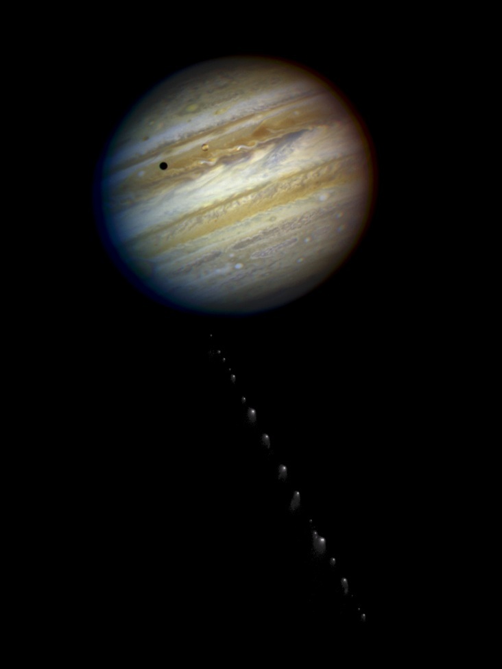 Shoemaker Levy Impact On Jupiter